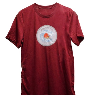 RideTheWaveGraphicCrimsonShortSleeveShirt